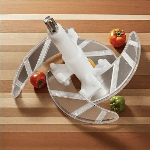 2L Manual Food Chopper | Stainless Steel Push Chopper