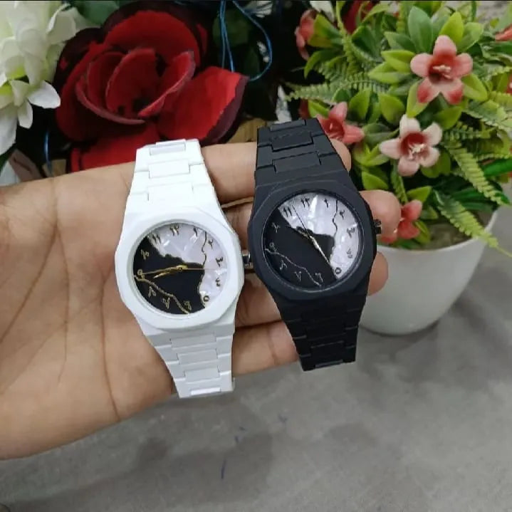 Aura watch marble Design Black and White Aura watch