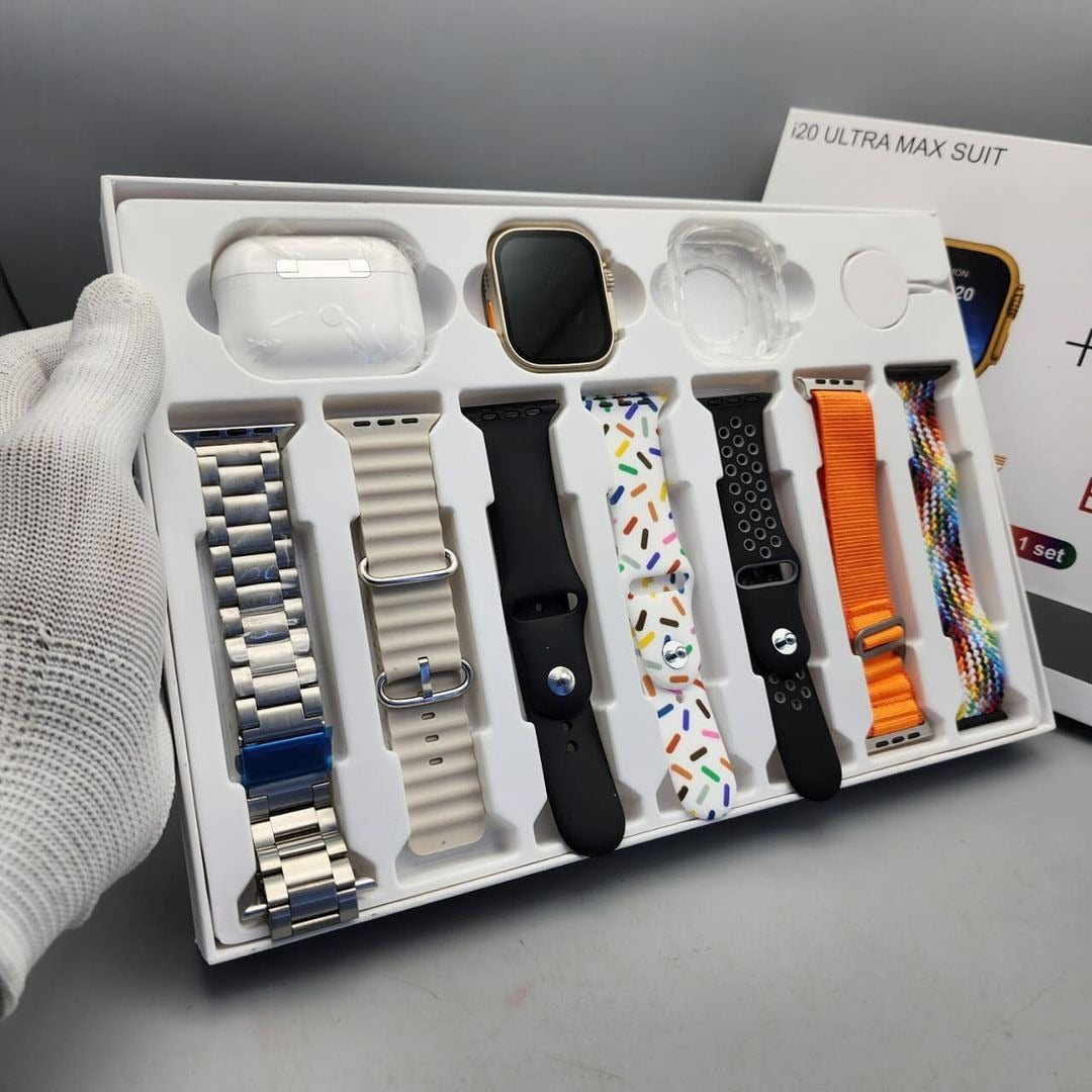 Ultra Smart Watch – 7-in-1 Interchangeable Straps