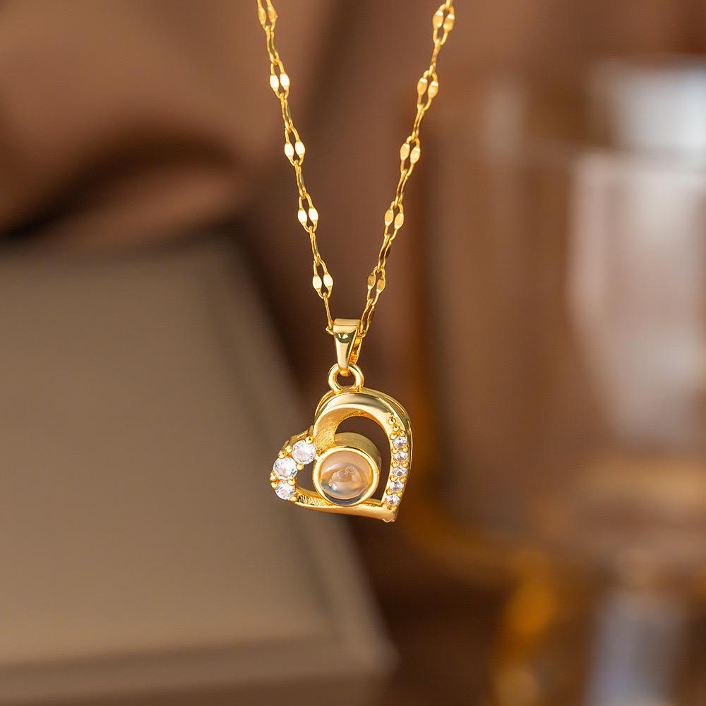 I Love you” in 100 different languages Necklace