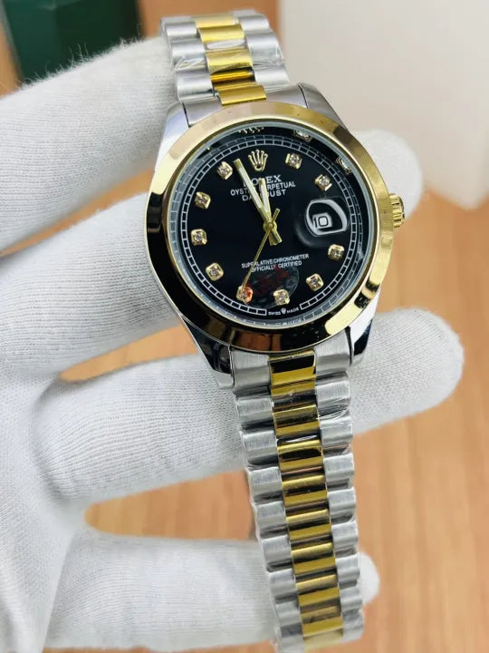 Rolex Elegant Men’s Automatic Watch – Waterproof Analog Timepiece